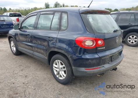 2011 Volkswagen Tiguan S from USA, damaged, VIN WVGBV7AX3BW511017
